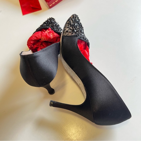 Rene Caovilla Black & tan heels - Picture 12 of 14